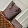 LV M42238 Louis Vuitton Bucket PM Tote Bag Brown - Default Title - View 1