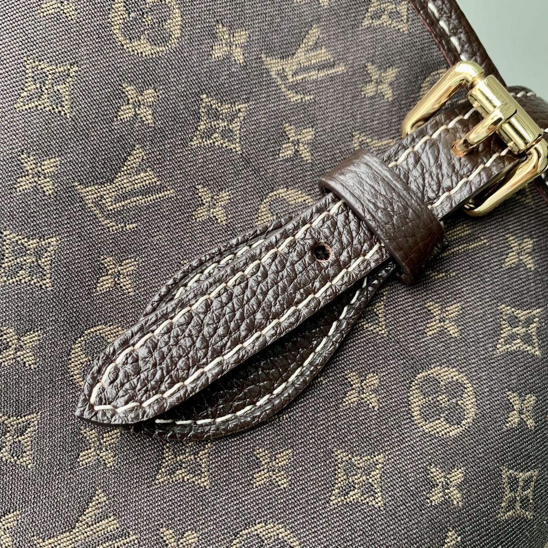 LV M42238 Louis Vuitton Bucket PM Tote Bag Brown - Default Title - View 5