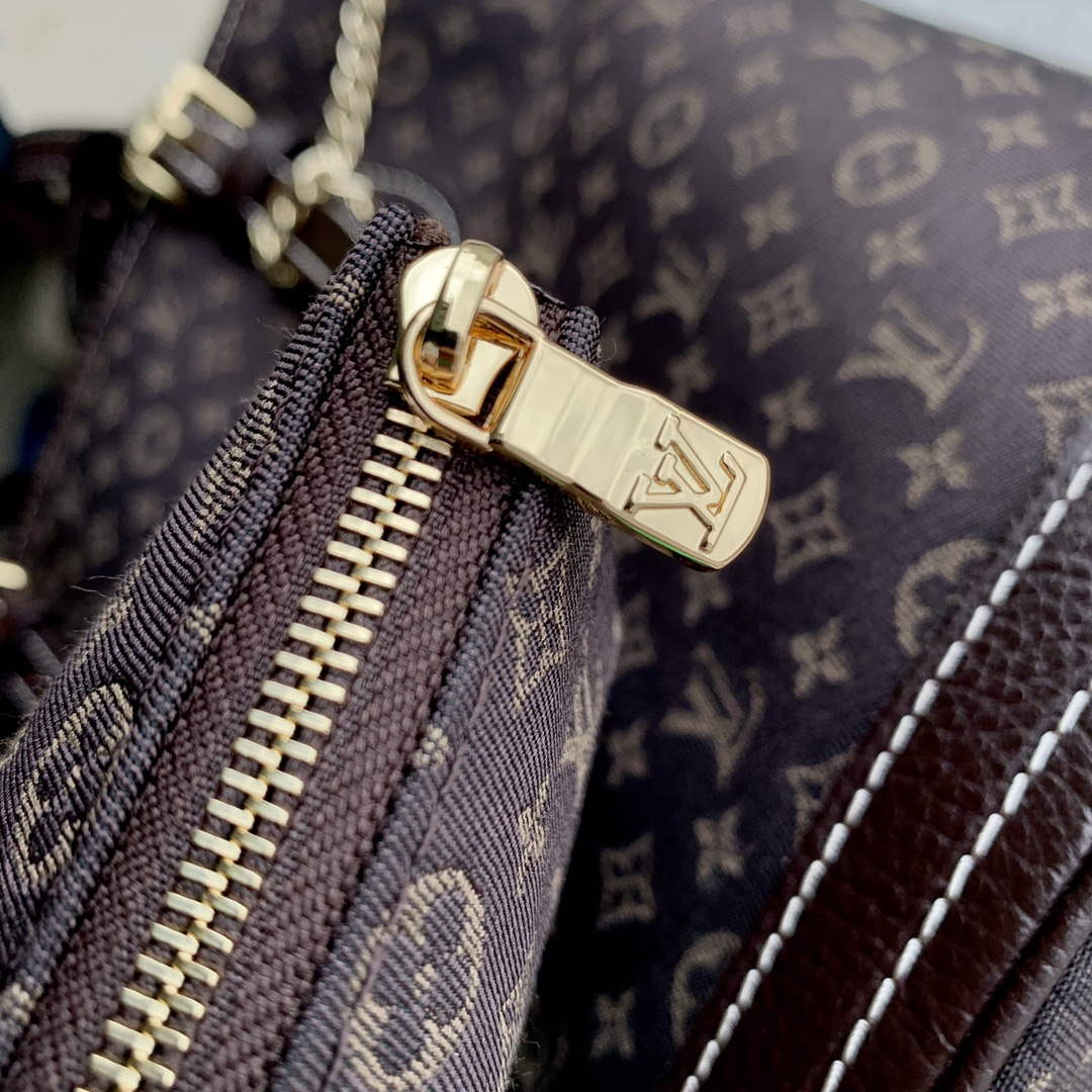 LV M42238 Louis Vuitton Bucket PM Tote Bag Brown - Default Title - View 7
