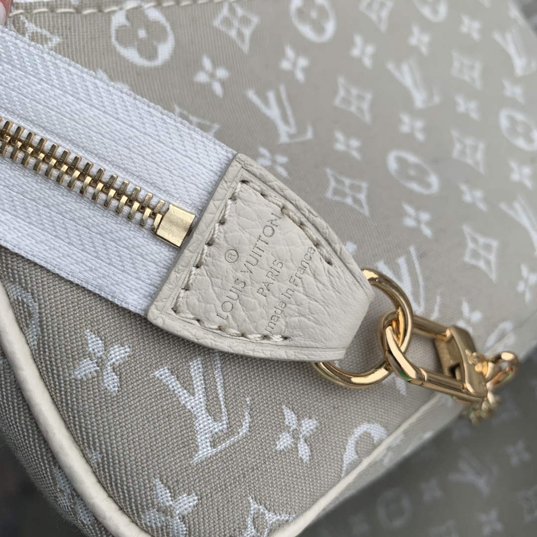 LV M42238 Louis Vuitton Bucket PM Tote Bag White - Default Title - View 9