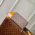 LV M42616 Louis Vuitton Zippy Wallet Monogram coated canvas - Default Title - View 1