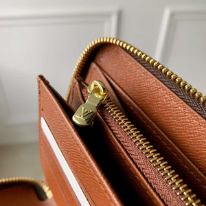 LV M42616 Louis Vuitton Zippy Wallet Monogram coated canvas - Default Title - View 6