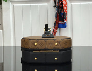 LV M43514 Louis Vuitton Petite Boite Chapeau Monogram Reverse Canvas Bag - luxibagsmall