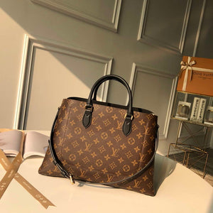 LV M43550 Louis Vuitton Flower Tote Monogram Black - Default Title - View 2