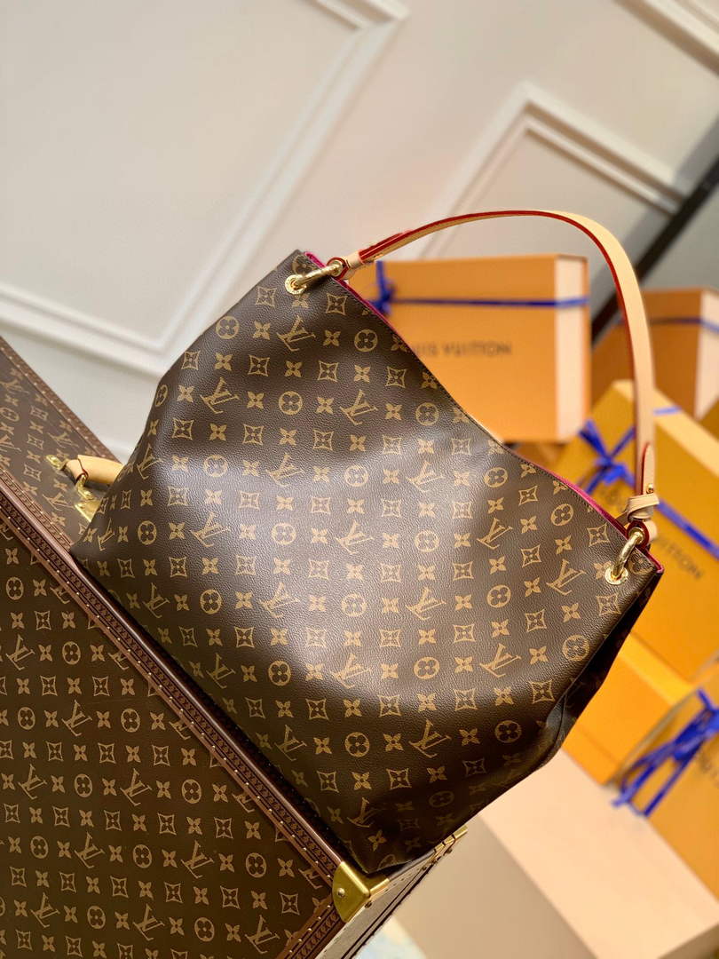 LV M43703 Louis Vuitton Graceful MM M43704 Pivoine Pink - Default Title - View 2