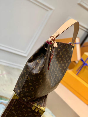LV M43703 Louis Vuitton Graceful MM M43704 Pivoine Pink - Default Title - View 3