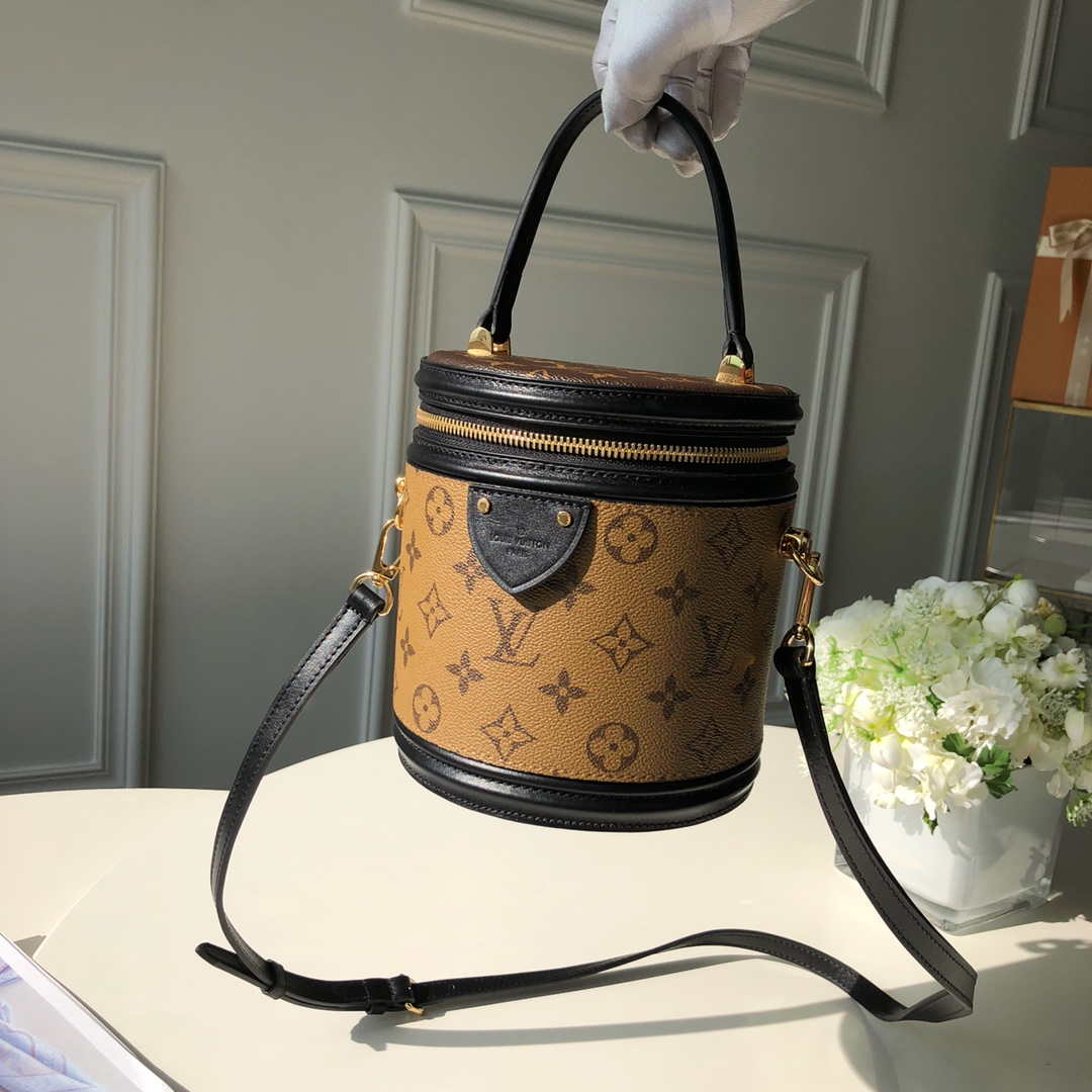 LV M43986 Louis Vuitton Cannes Monogram Reverse canvas Bag - Default Title - View 1