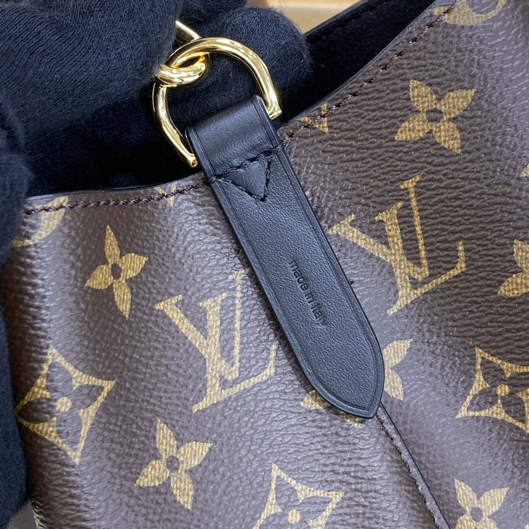 LV M44020 Louis Vuitton N¨¦ONO¨¦ MM Bag Monogram Black - Default Title - View 6