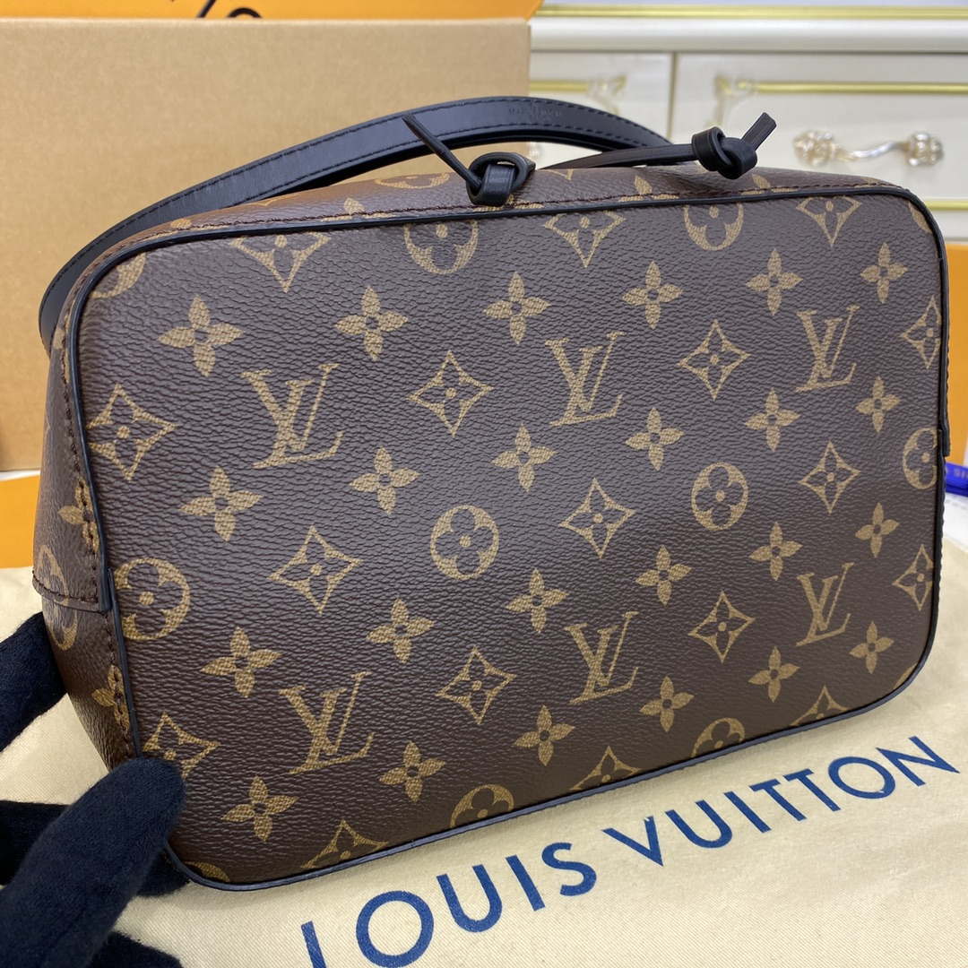 LV M44020 Louis Vuitton N¨¦ONO¨¦ MM Bag Monogram Black - Default Title - View 9