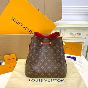 LV M44021 Louis Vuitton N¨¦ONO¨¦ MM Bag Monogram Red - Default Title - View 3
