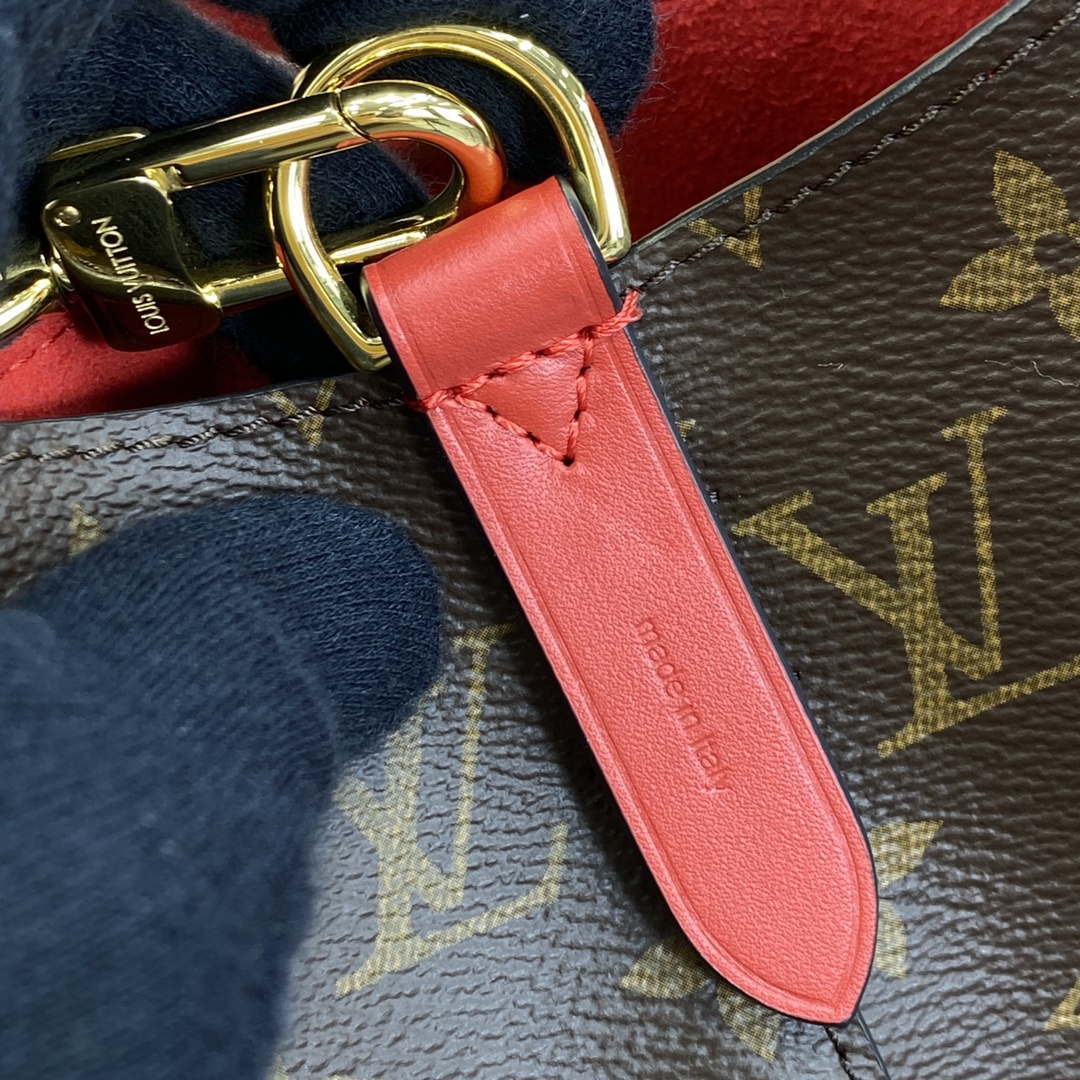 LV M44021 Louis Vuitton N¨¦ONO¨¦ MM Bag Monogram Red - Default Title - View 5