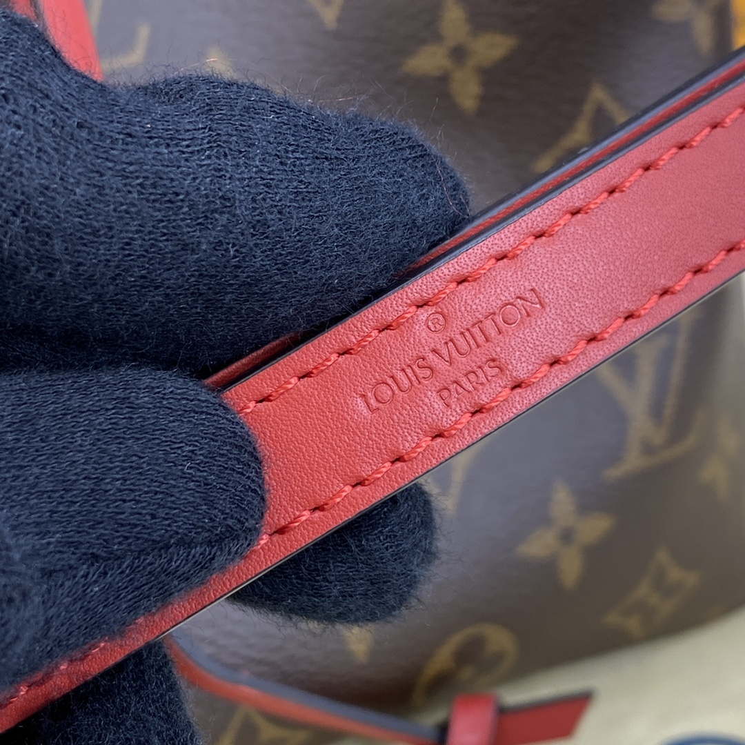 LV M44021 Louis Vuitton N¨¦ONO¨¦ MM Bag Monogram Red