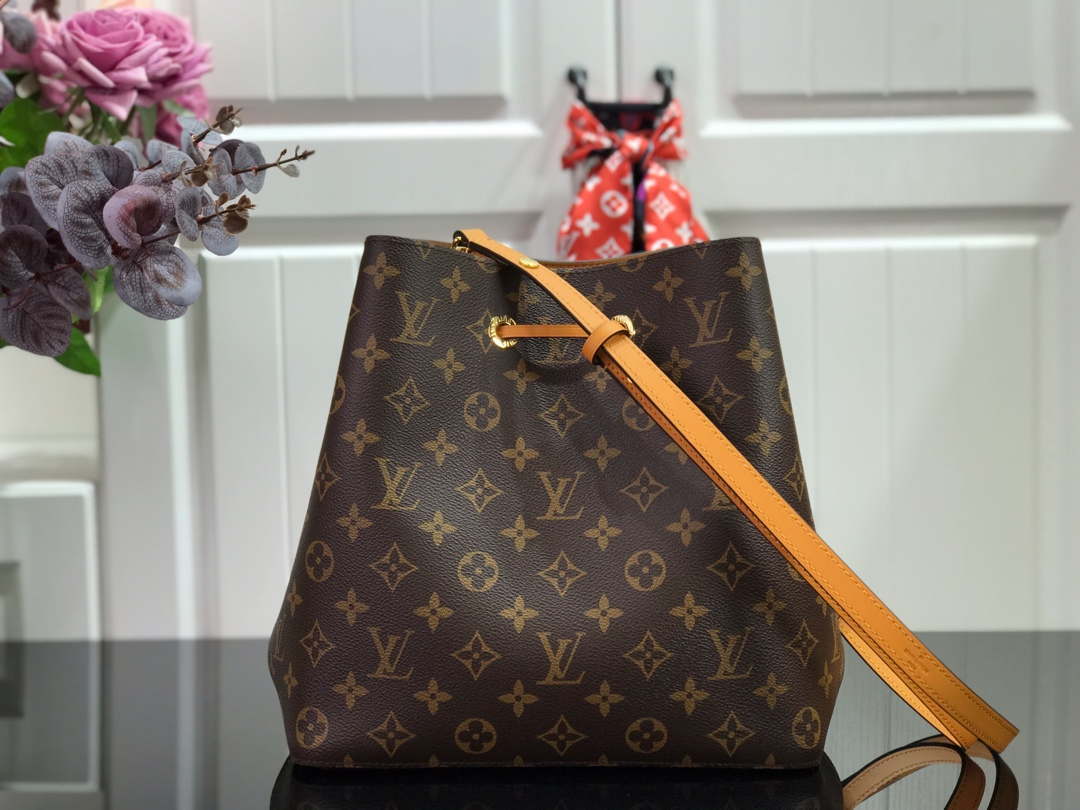 LV M44021 Louis Vuitton N¨¦ONO¨¦ MM Bag Monogram Yellow - Default Title - View 3