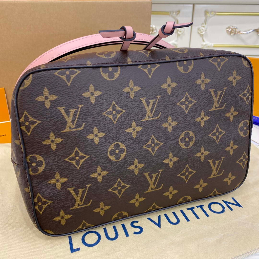 LV M44022 Louis Vuitton MM N¨¦ONO¨¦ Bag Monogram Pink