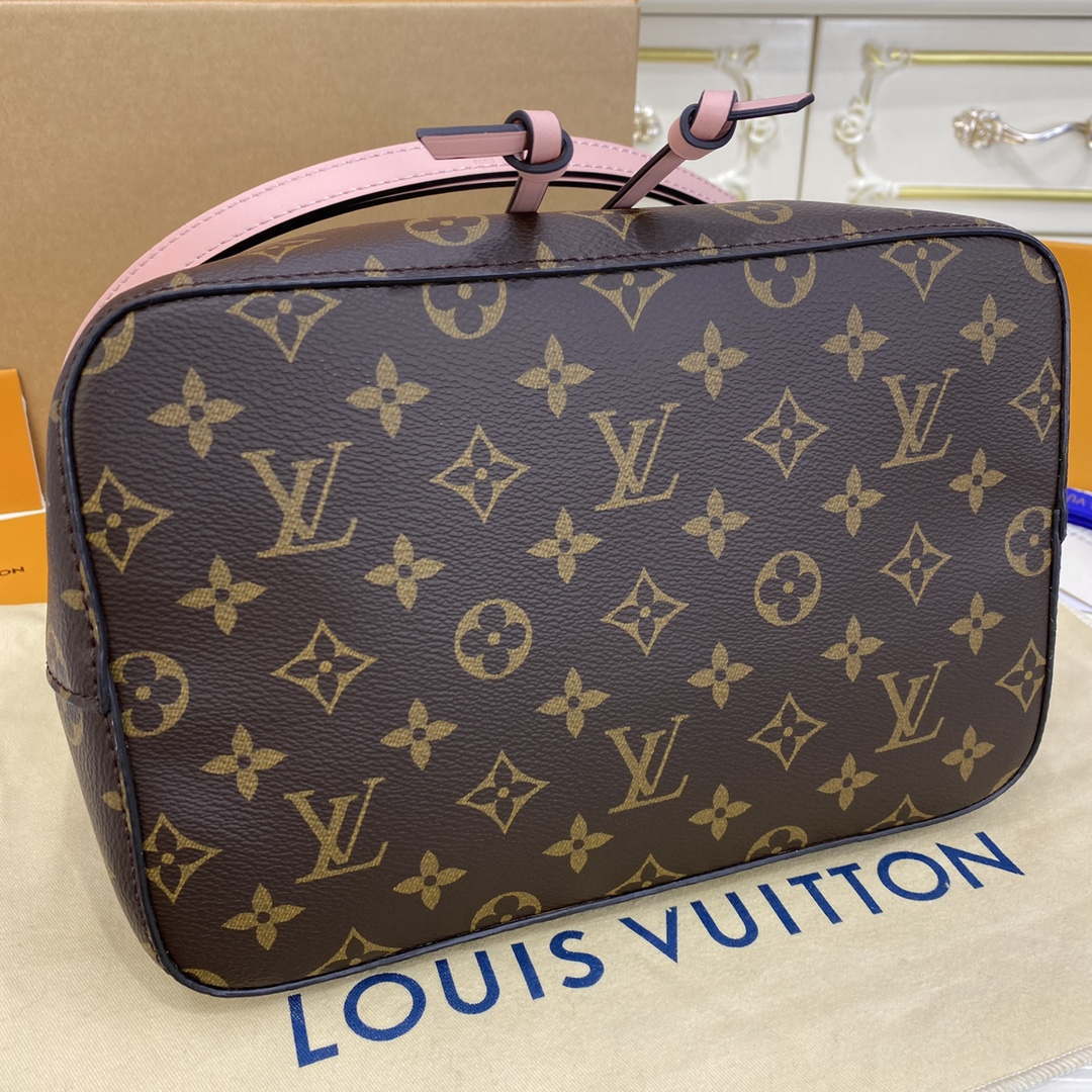 LV M44022 Louis Vuitton MM N¨¦ONO¨¦ Bag Monogram Pink - Default Title - View 9
