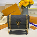 LV M44151 Louis Vuitton Vavin PM Shoulder Bag Black - Default Title - View 1