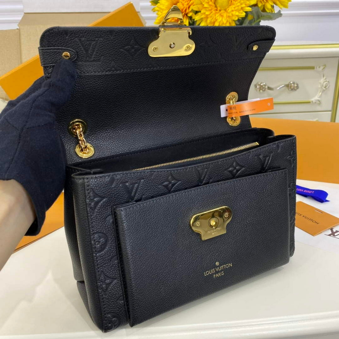 LV M44151 Louis Vuitton Vavin PM Shoulder Bag Black - Default Title - View 12