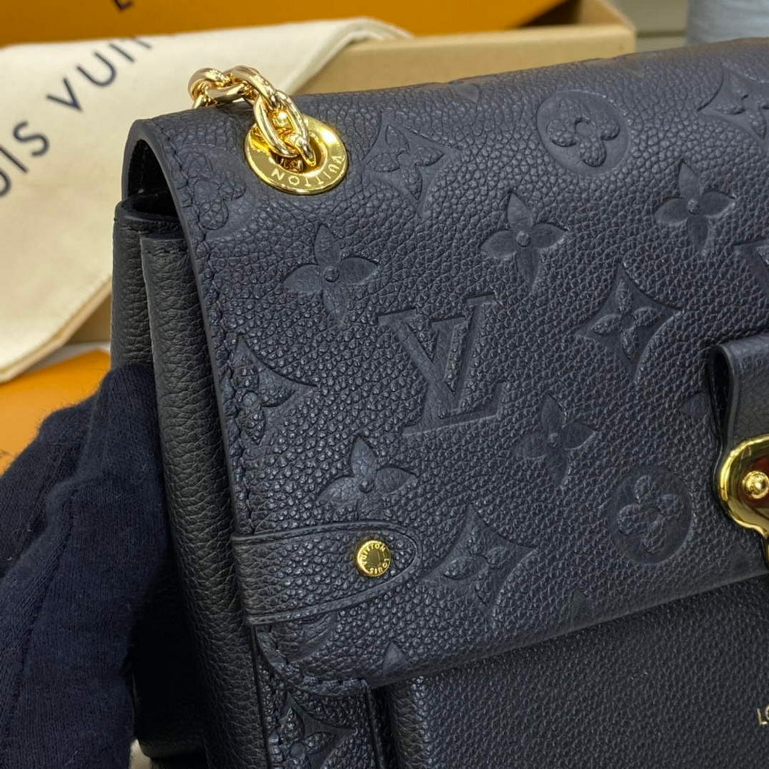 LV M44151 Louis Vuitton Vavin PM Shoulder Bag Black - Default Title - View 6