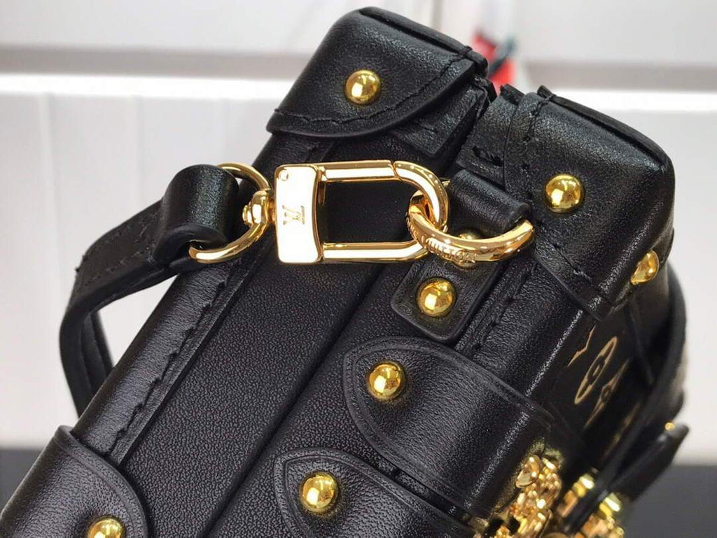 LV M44199 Louis Vuitton Petite Malle Monogram Black