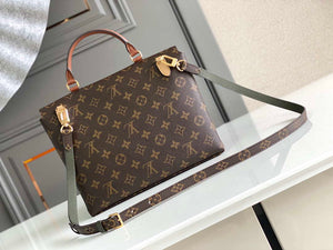 LV M44257 Louis Vuitton Marignan Messenger Top Handle Monogram M43960 Bag Apricot - Default Title - View 2
