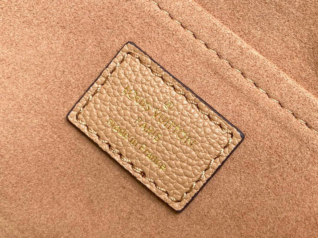 LV M44257 Louis Vuitton Marignan Messenger Top Handle Monogram M43960 Bag Apricot