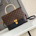 LV M44259 Louis Vuitton Marignan Messenger Top Handle Monogram M44257 Bag Black - Default Title - View 1