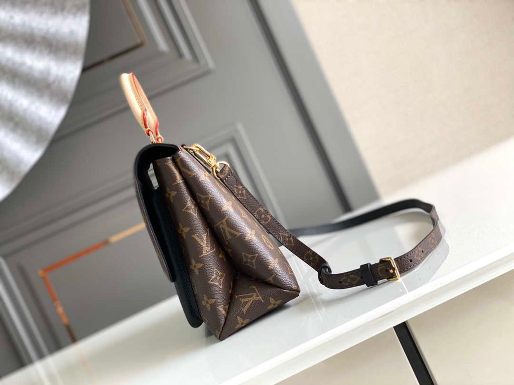 LV M44259 Louis Vuitton Marignan Messenger Top Handle Monogram M44257 Bag Black
