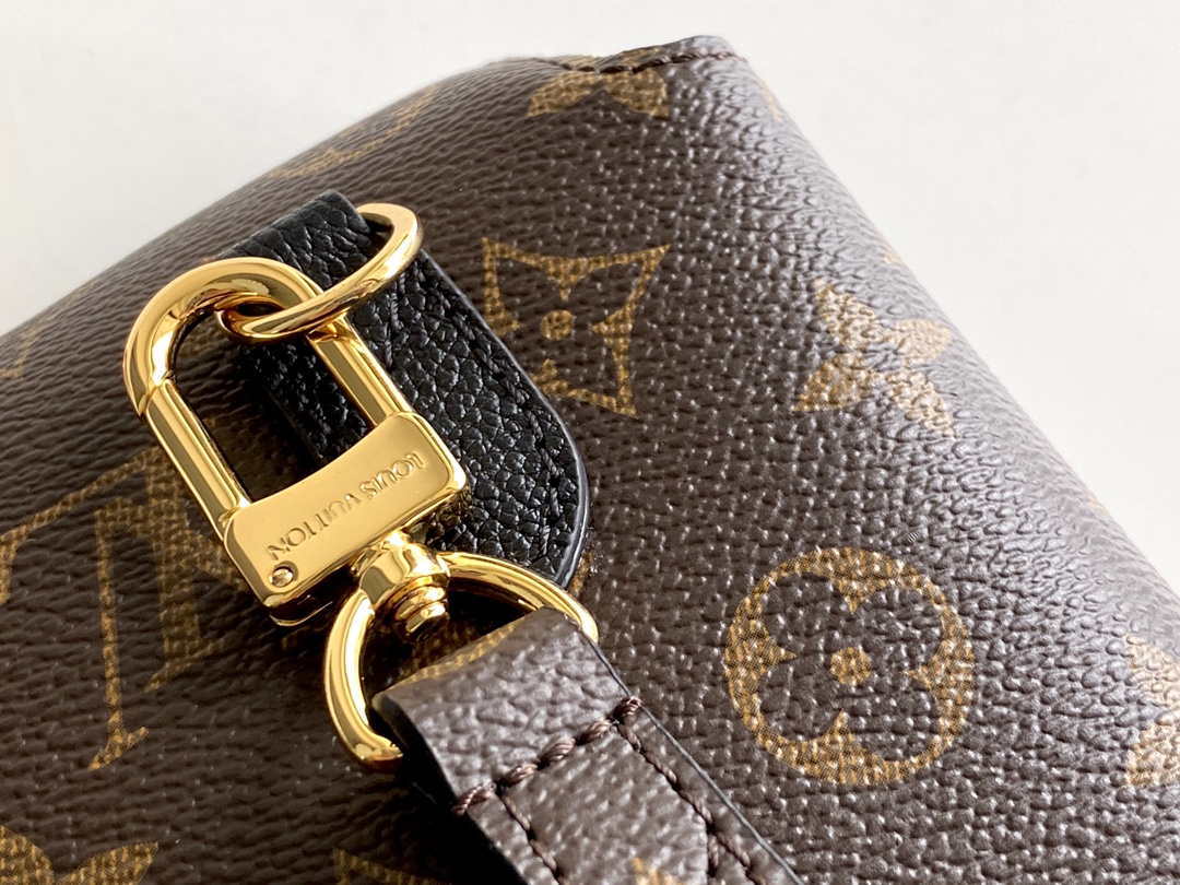LV M44259 Louis Vuitton Marignan Messenger Top Handle Monogram M44257 Bag Black - Default Title - View 7