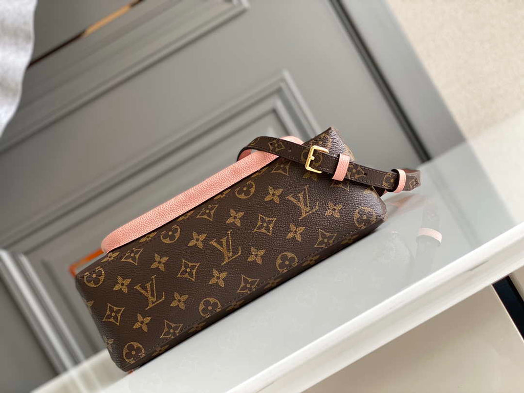 LV M44259 Louis Vuitton Marignan Messenger Top Handle Monogram M44286 Bag Pink