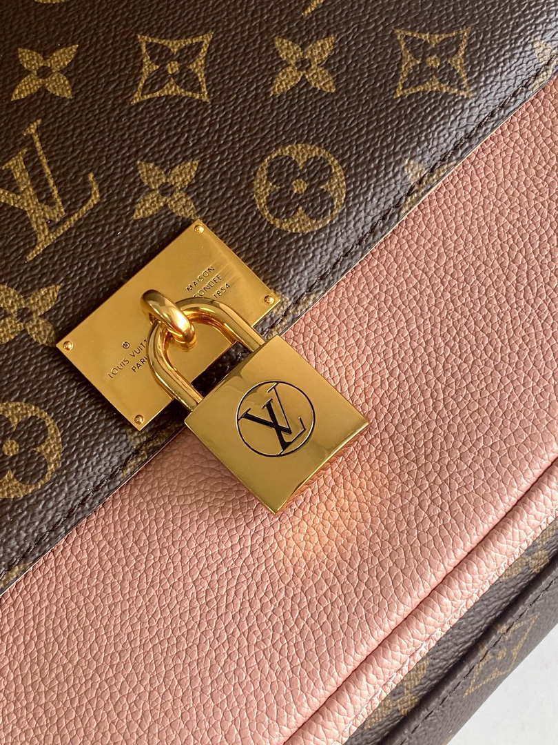 LV M44259 Louis Vuitton Marignan Messenger Top Handle Monogram M44286 Bag Pink - Default Title - View 5