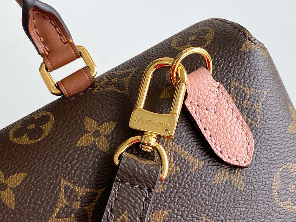 LV M44259 Louis Vuitton Marignan Messenger Top Handle Monogram M44286 Bag Pink