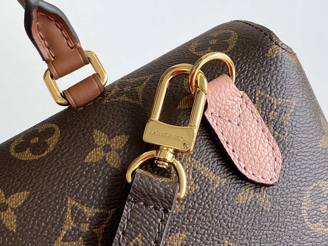 LV M44259 Louis Vuitton Marignan Messenger Top Handle Monogram M44286 Bag Pink - Default Title - View 6