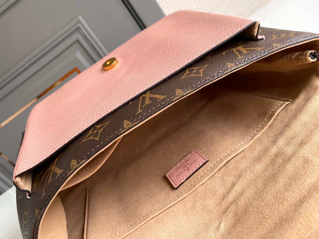 LV M44259 Louis Vuitton Marignan Messenger Top Handle Monogram M44286 Bag Pink