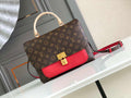 LV M44286 Louis Vuitton Marignan Messenger Top Handle M44259 Monogram Bag Red