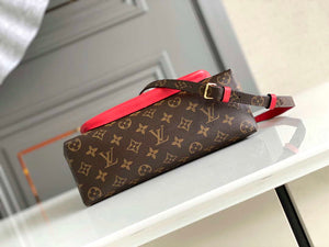 LV M44286 Louis Vuitton Marignan Messenger Top Handle M44259 Monogram Bag Red - Default Title - View 4