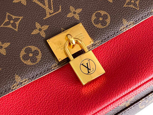 LV M44286 Louis Vuitton Marignan Messenger Top Handle M44259 Monogram Bag Red - Default Title - View 5