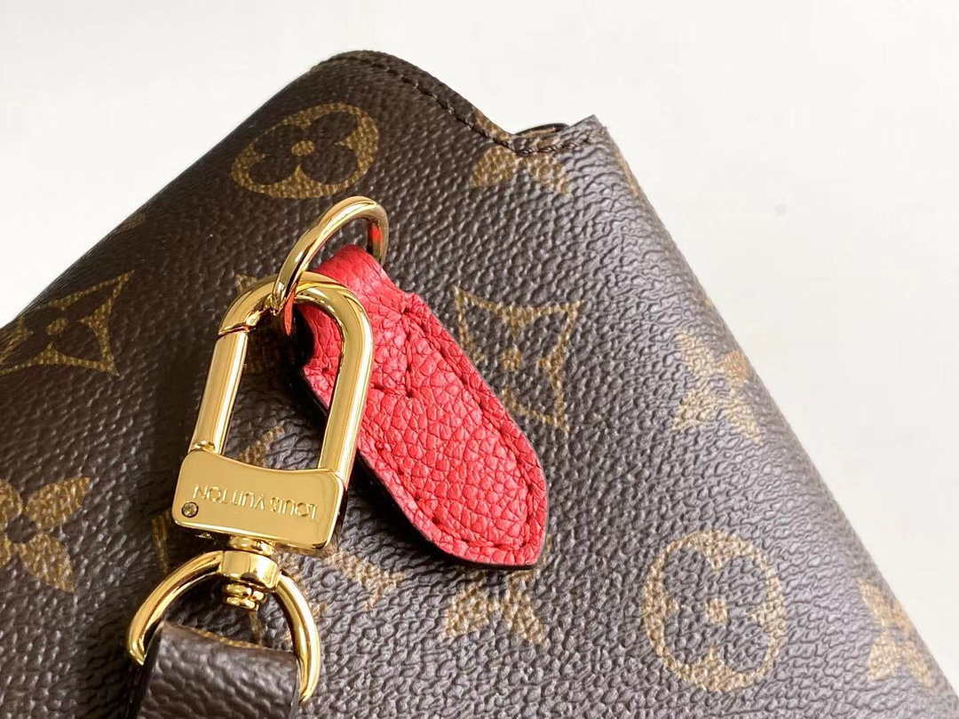 LV M44286 Louis Vuitton Marignan Messenger Top Handle M44259 Monogram Bag Red - Default Title - View 6