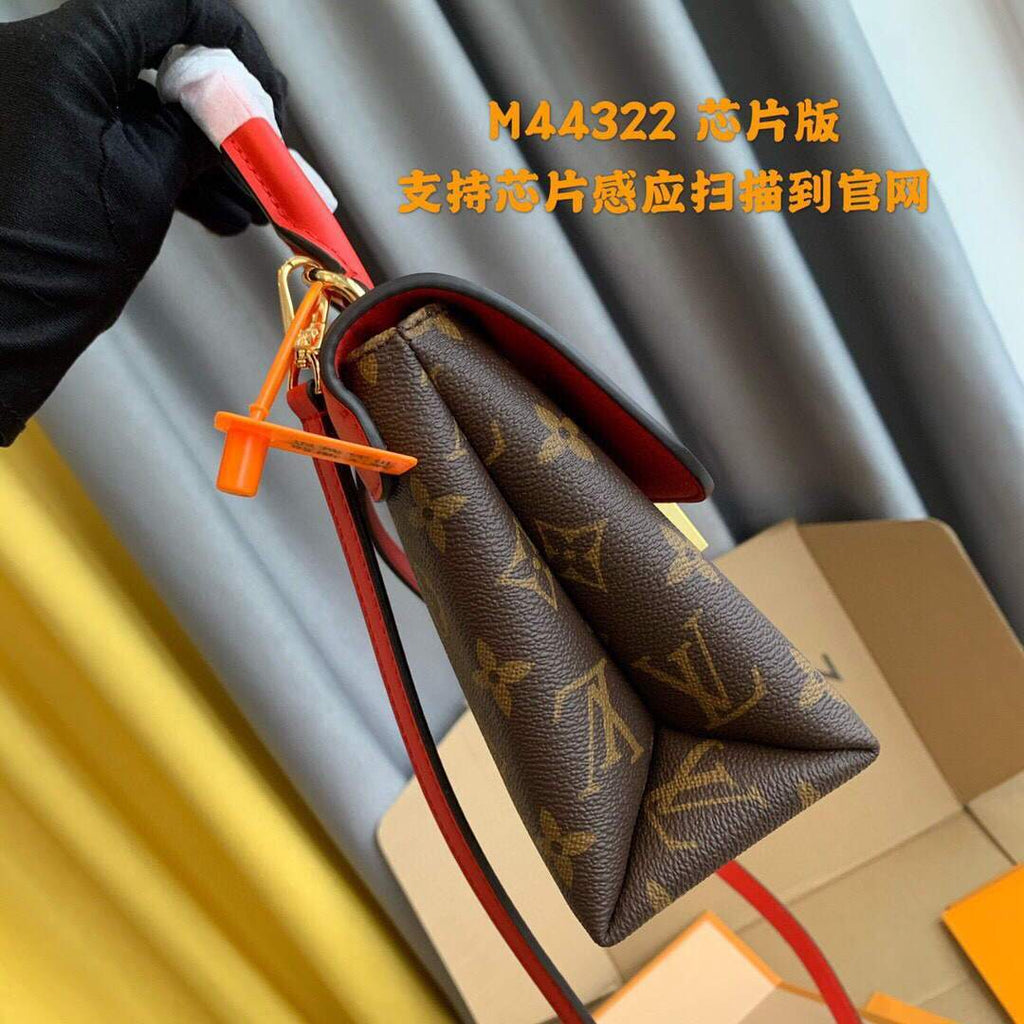 LV M44322 Louis Vuitton Locky BB Monogram Red M44321 Bag