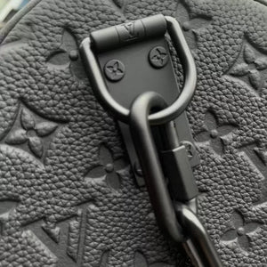 LV M44470 Louis Vuitton Keepall Bandouliere 50 Travel Bag Monogram taurillon leather Black - Default Title - View 7