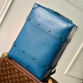 LV M44752 Louis Vuitton Soft Trunk Small Backpack Blue - Default Title - View 1