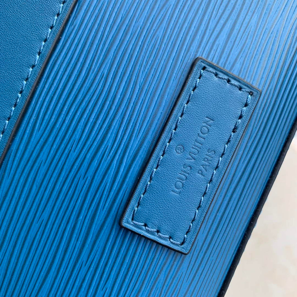 LV M44752 Louis Vuitton Soft Trunk Small Backpack Blue