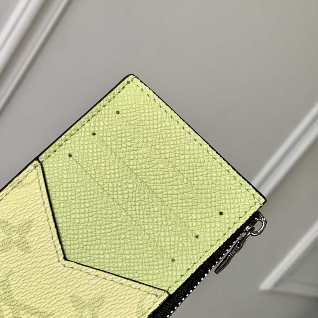 LV M14109 Coin Card Holder Taigarama Lemon Yellow - Default Title - View 6