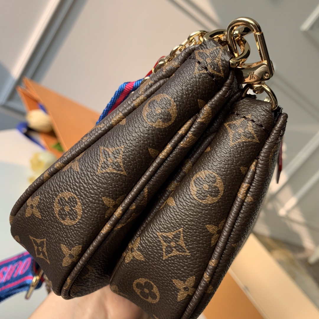 LV M44813 Louis Vuitton M44840 Multi Pochette M44990 Blue - Default Title - View 3