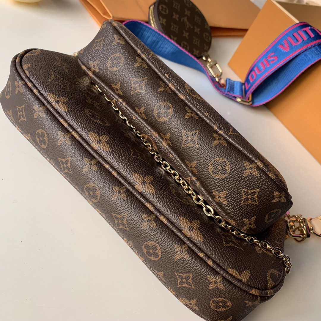 LV M44813 Louis Vuitton M44840 Multi Pochette M44990 Blue - Default Title - View 5