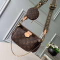 LV M44813 Louis Vuitton M44823 Multi Pochette Accessoires Bag Light Green - Default Title - View 1