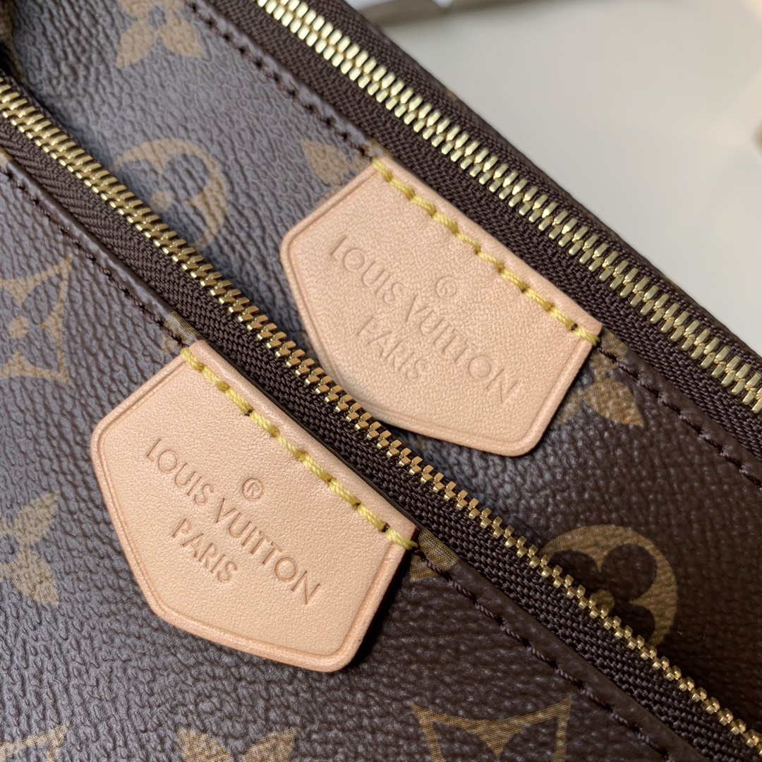 LV M44813 Louis Vuitton M44823 Multi Pochette Accessoires Bag Light Green