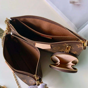 LV M44813 Louis Vuitton M44823 Multi Pochette Accessoires Bag Light Green - Default Title - View 9
