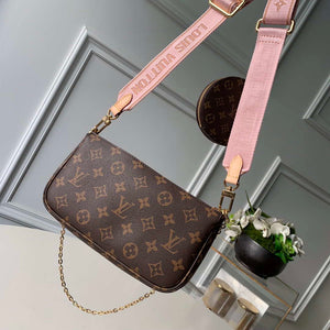 LV M44813 Louis Vuitton M44823 Multi Pochette Accessoires Bag Pink - Default Title - View 2