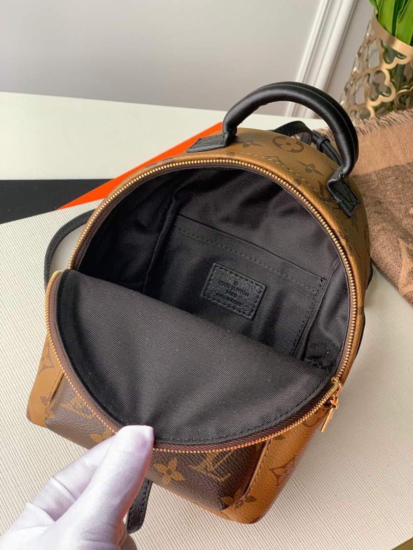 LV M44872 Louis Vuitton Palm Springs MINI Monogram Reverse Canvas Bag