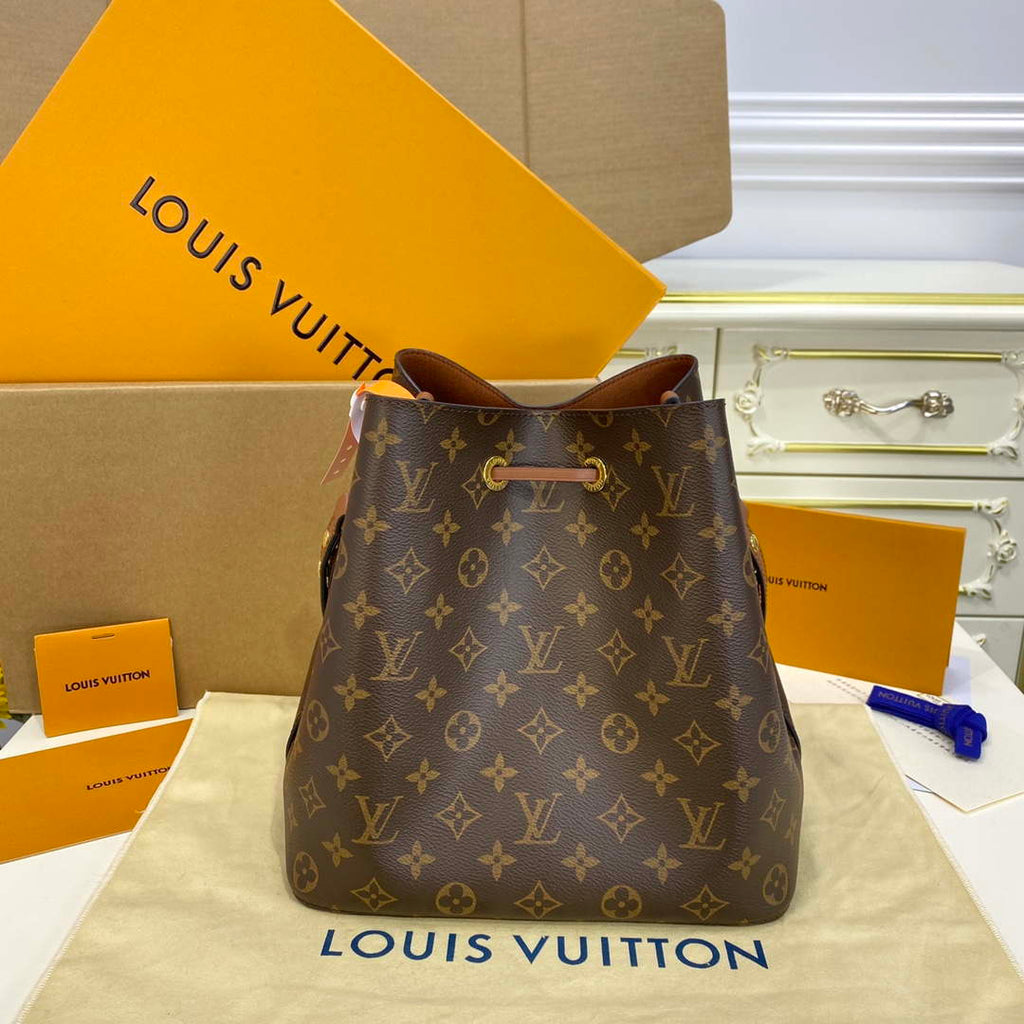 LV M44887 Louis Vuitton MM N¨¦ONO¨¦ Bag Monogram Caramel Brown